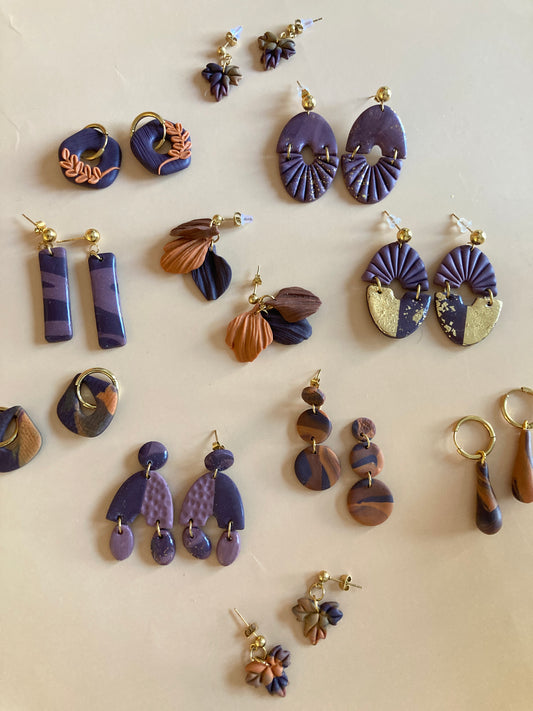 Pendientes raíces de otoño