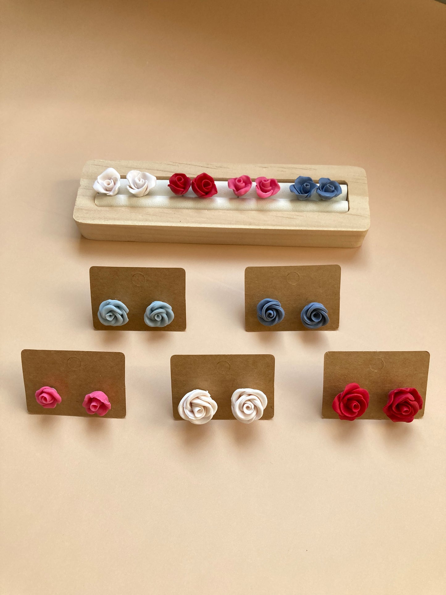 Pendientes Rosas