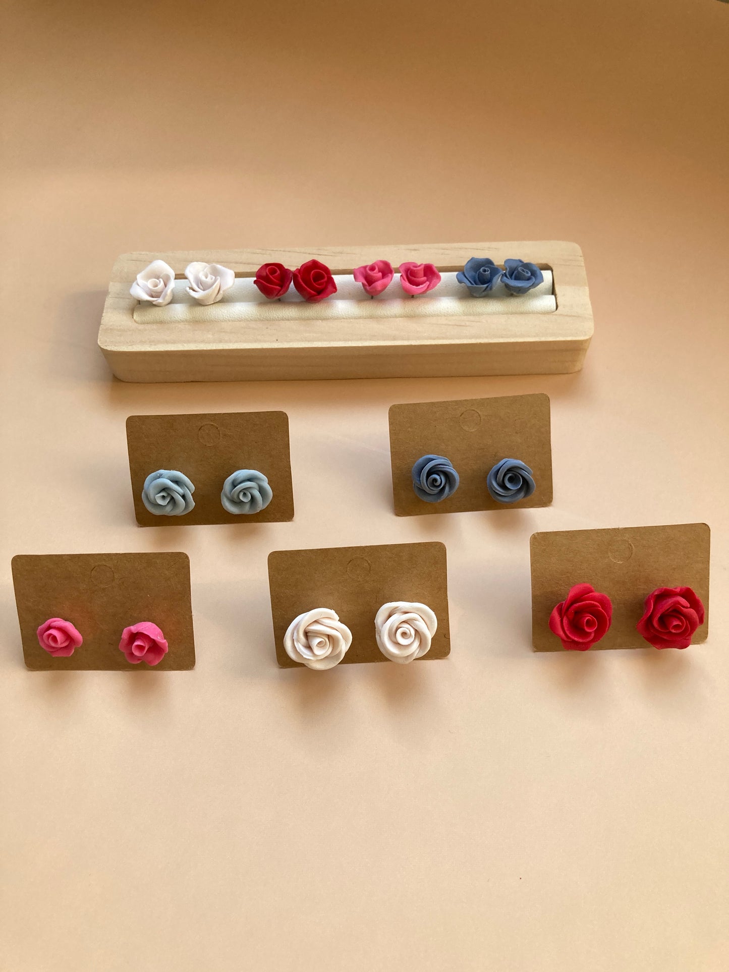 Pendientes Rosas