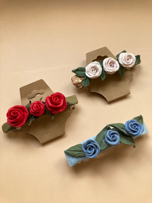 Pasadores de pelo Rosas