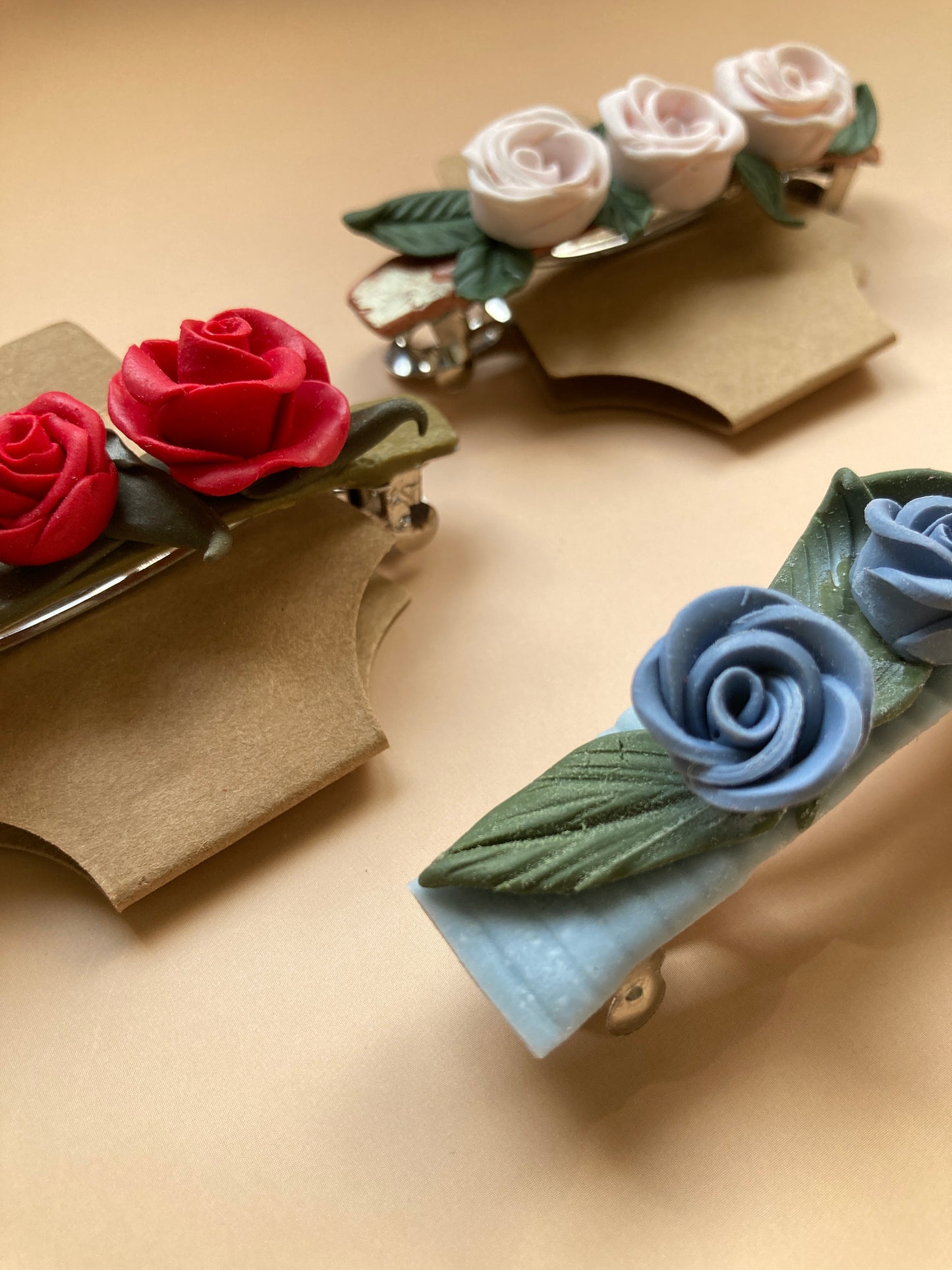 Pasadores de pelo Rosas