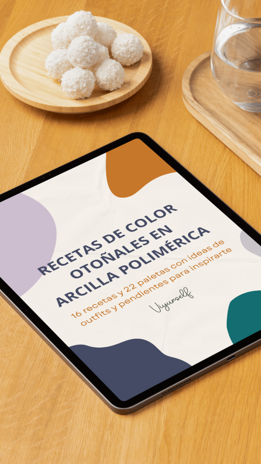 Recetas de color y paletas otoño 2025 en arcilla polimérica con ideas de pendientes