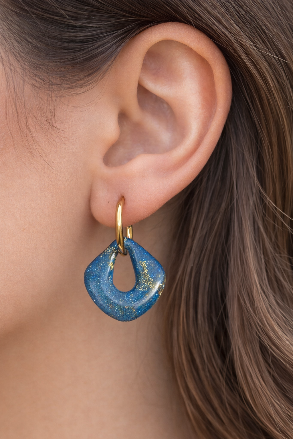 Pendientes Charm Diamante varios colores