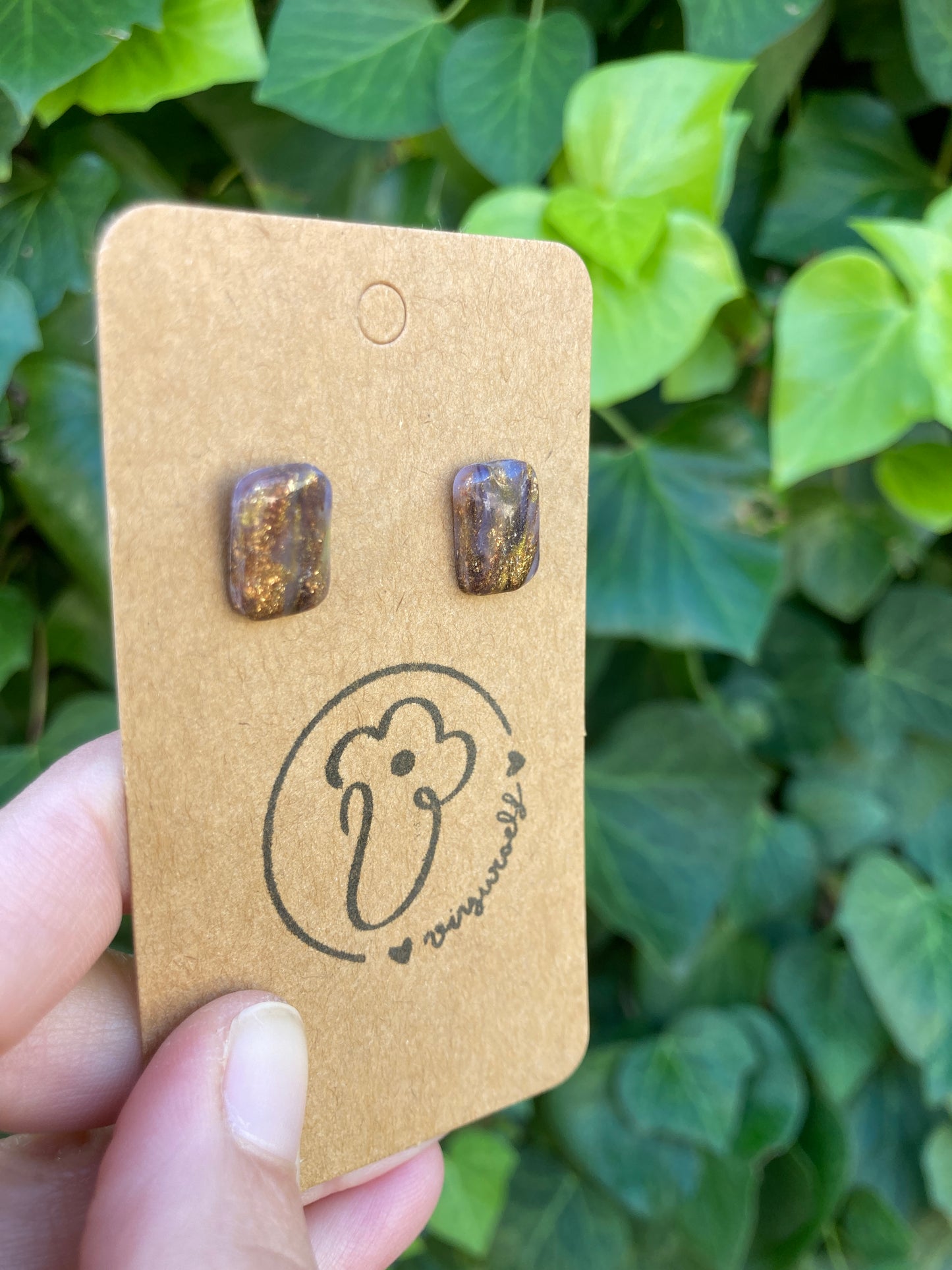 Ágata dorados Rectángulos