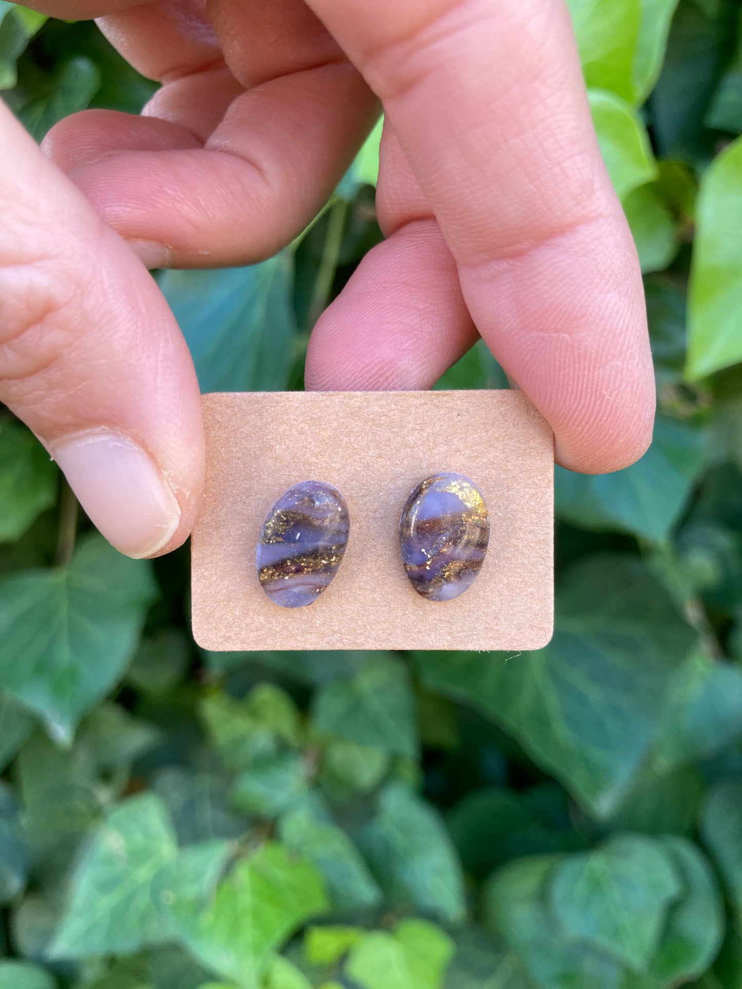 Ágata dorados Óvalos