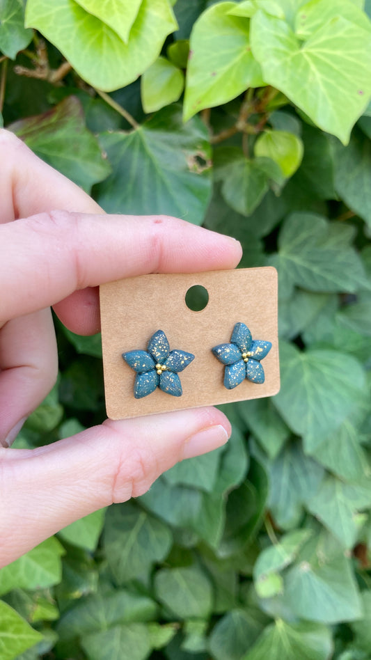 Pendientes Poinsettia