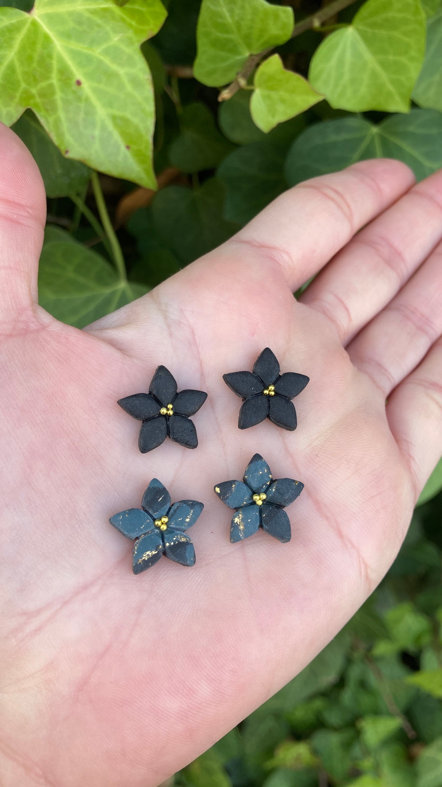 Pendientes Poinsettia