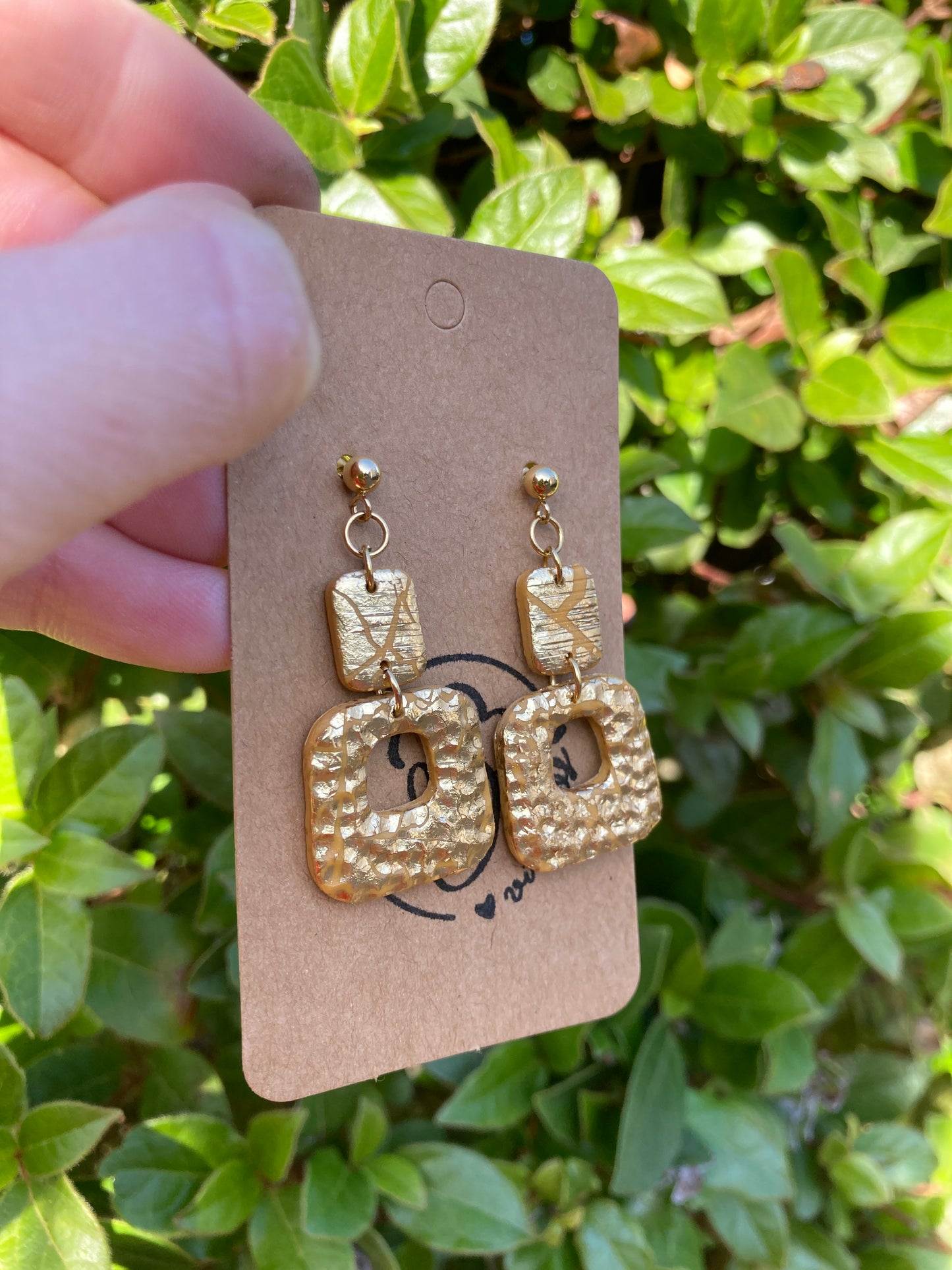 Pendientes Aura Dorada