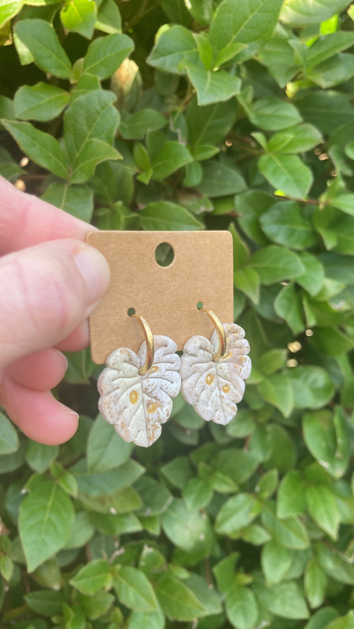 Pendientes Calacatta Gold Monstera