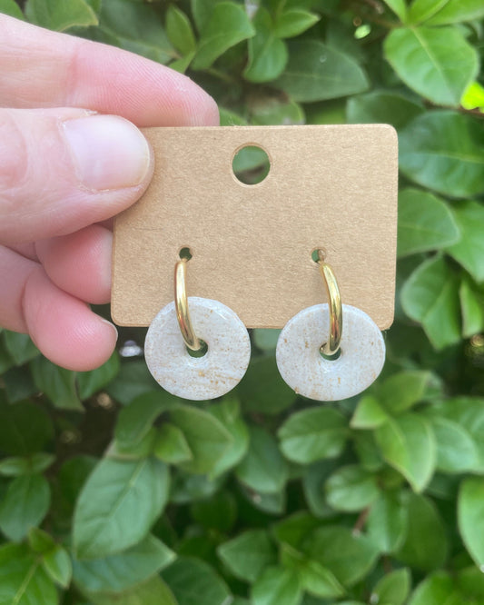 Pendientes Calacatta Gold Disco