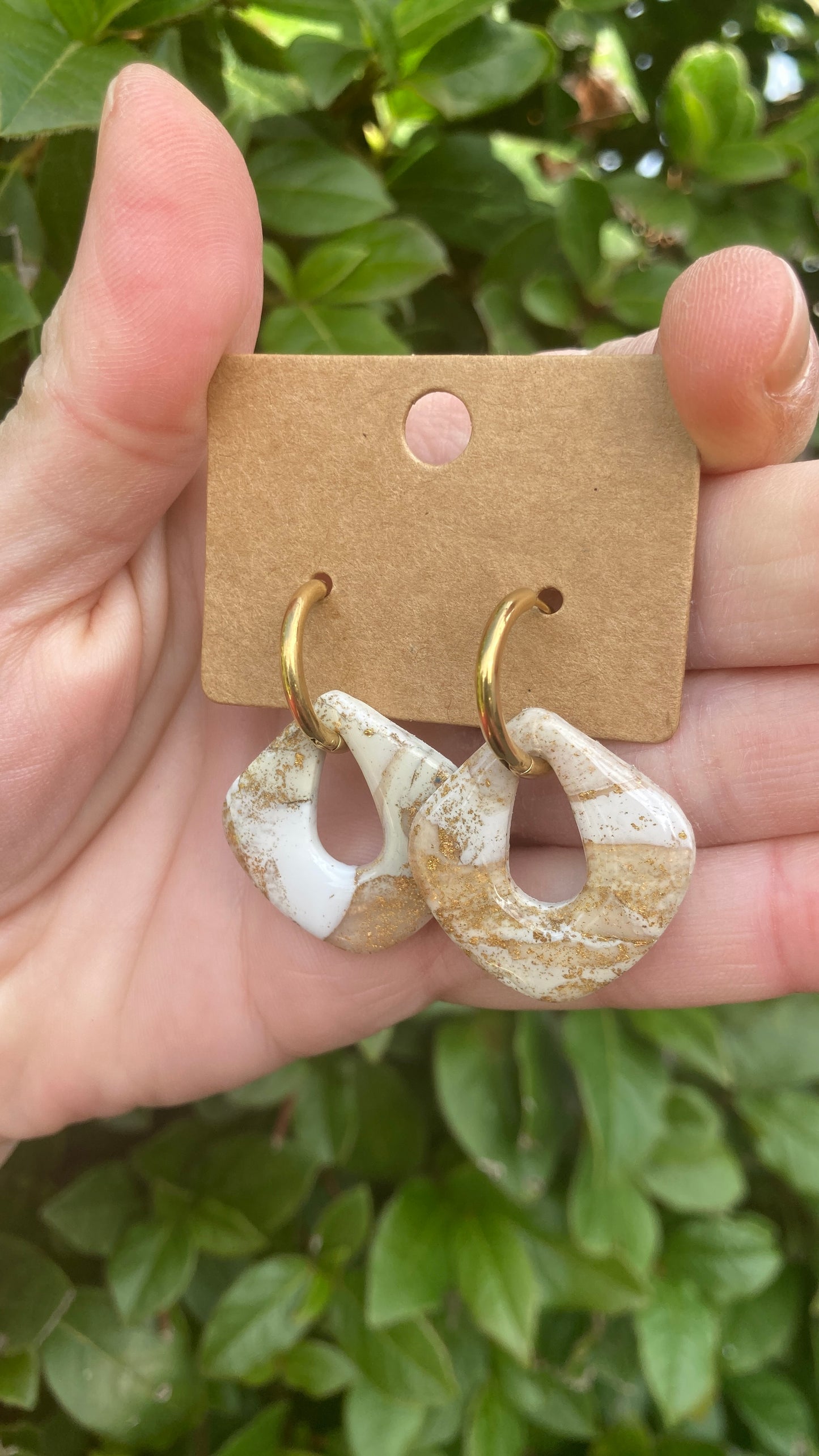 Pendientes Calacatta Gold Diamante