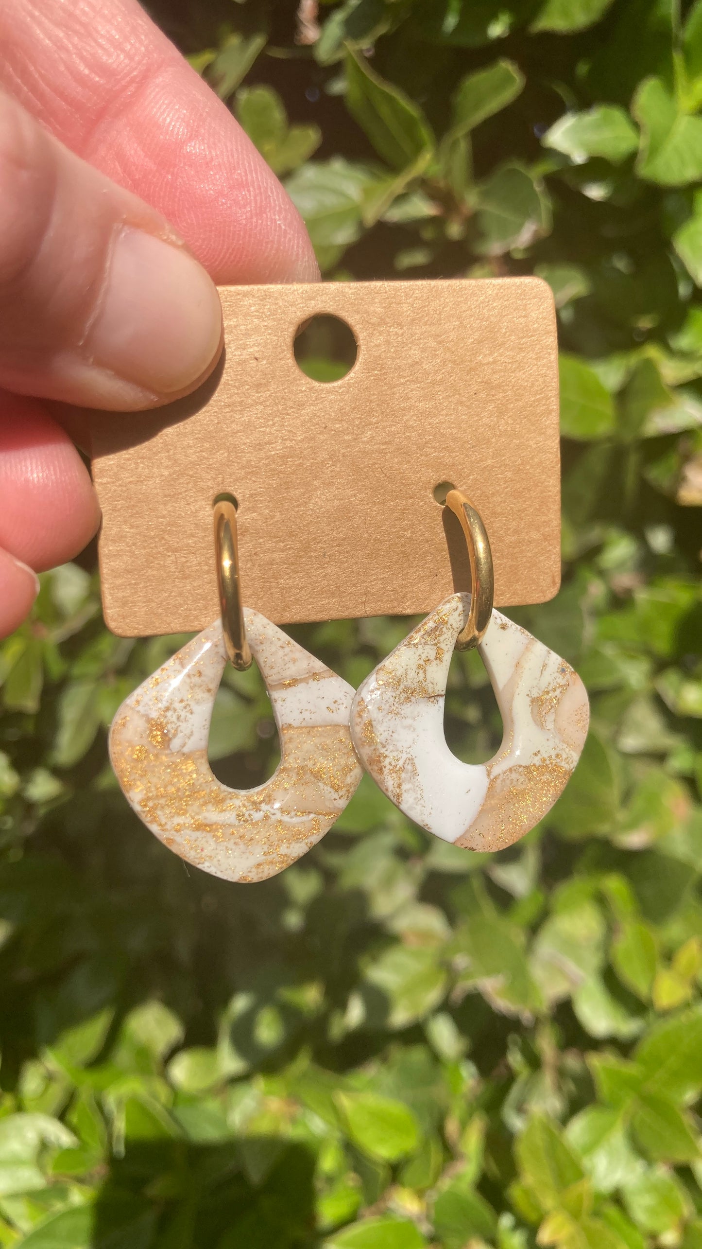 Pendientes Calacatta Gold Diamante