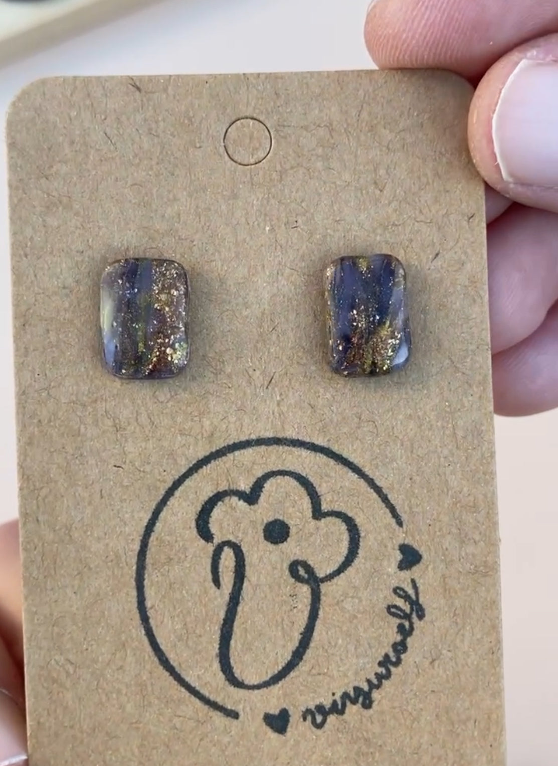 Ágata dorados Rectángulos