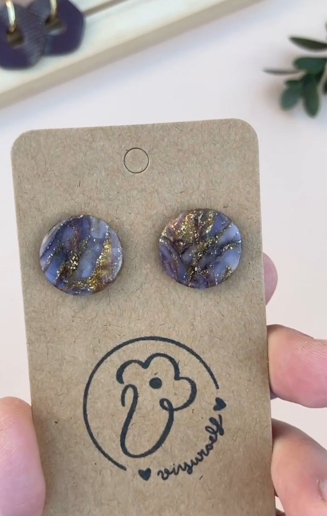 Ágata dorados Círculos