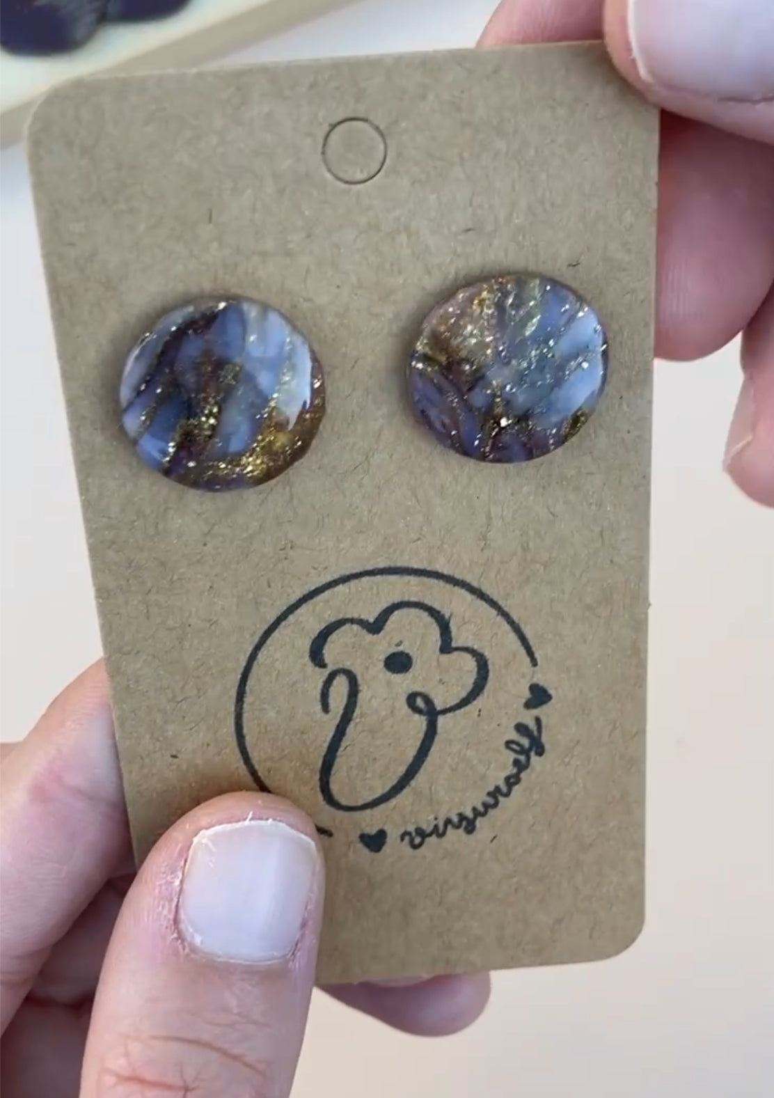 Ágata dorados Círculos